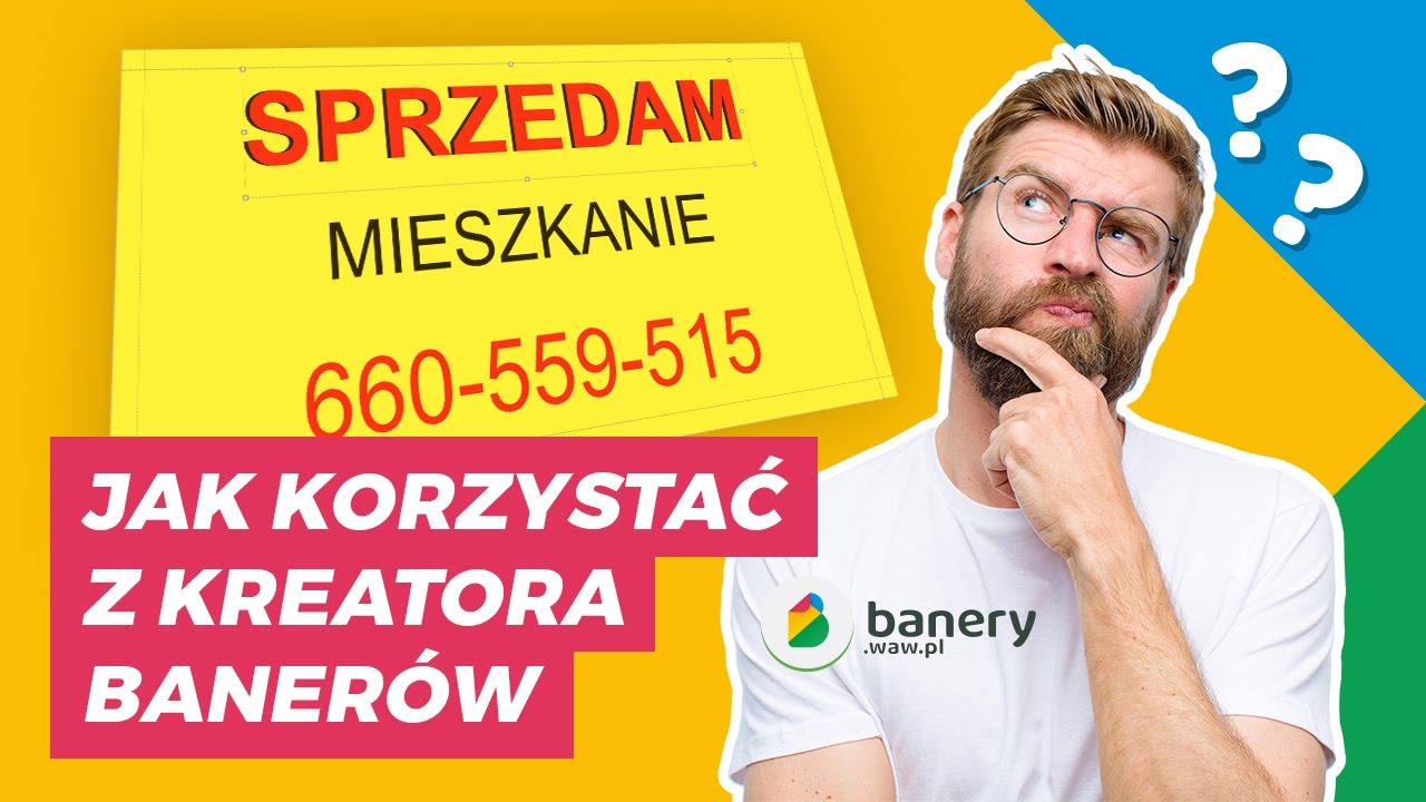 Kreator banerów on-line. Zobacz, jak szybko i łatwo zaprojektować baner reklamowy. Krok po kroku.