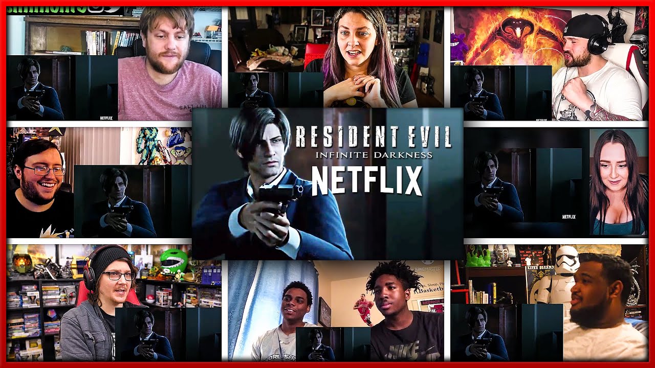RESIDENT EVIL: Infinite Darkness Trailer Reactions Mashup
