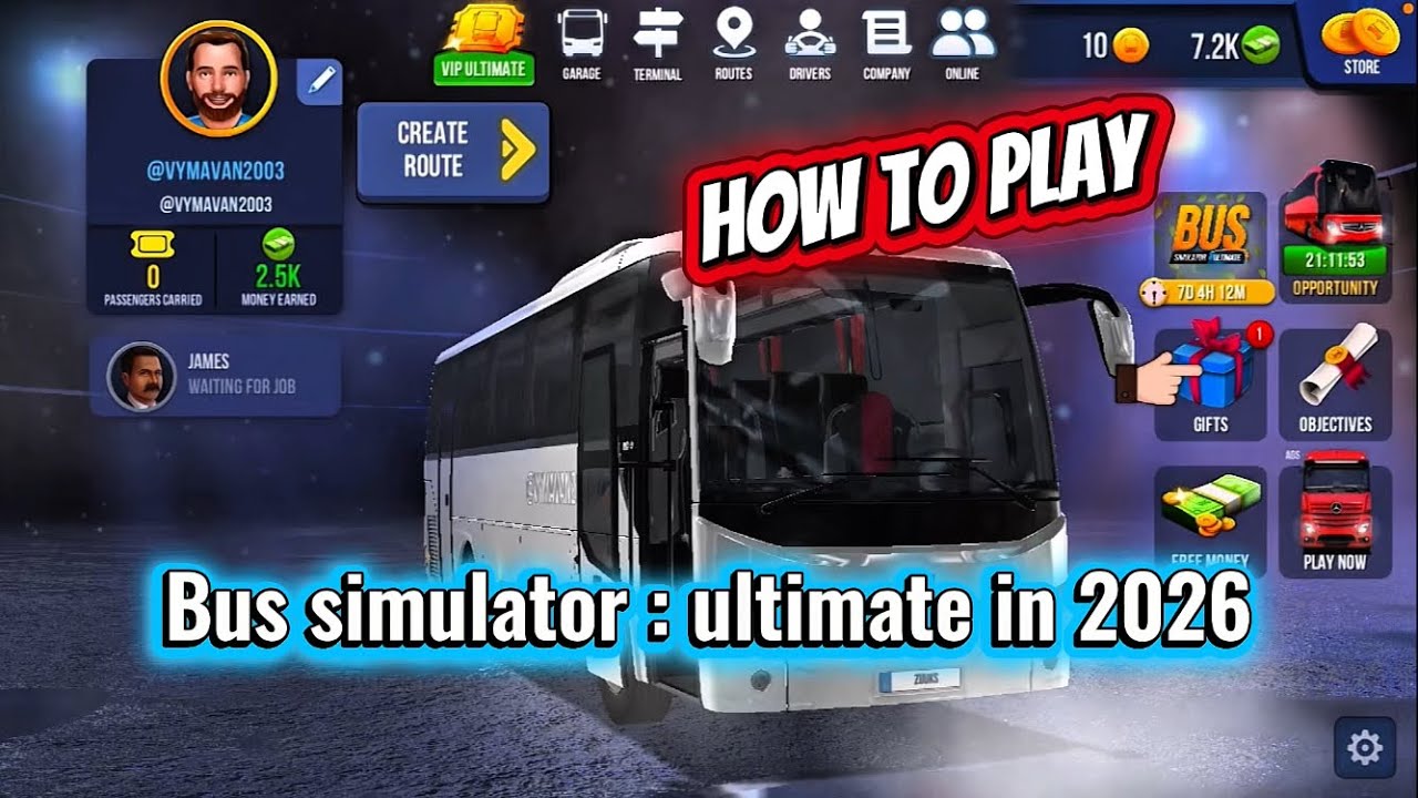 How to play bus simulator : Ultimate in 2026