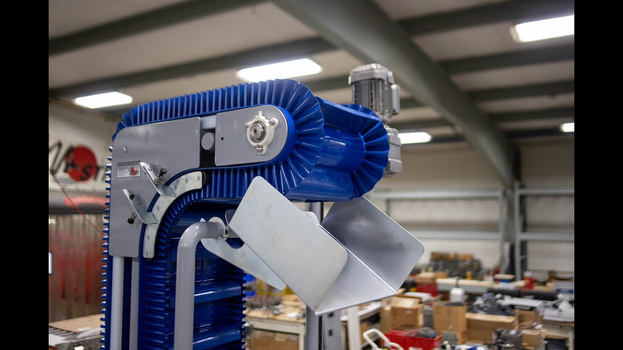 STI Model LDSD Lug Drive Sanitary Design Vertical Conveyor