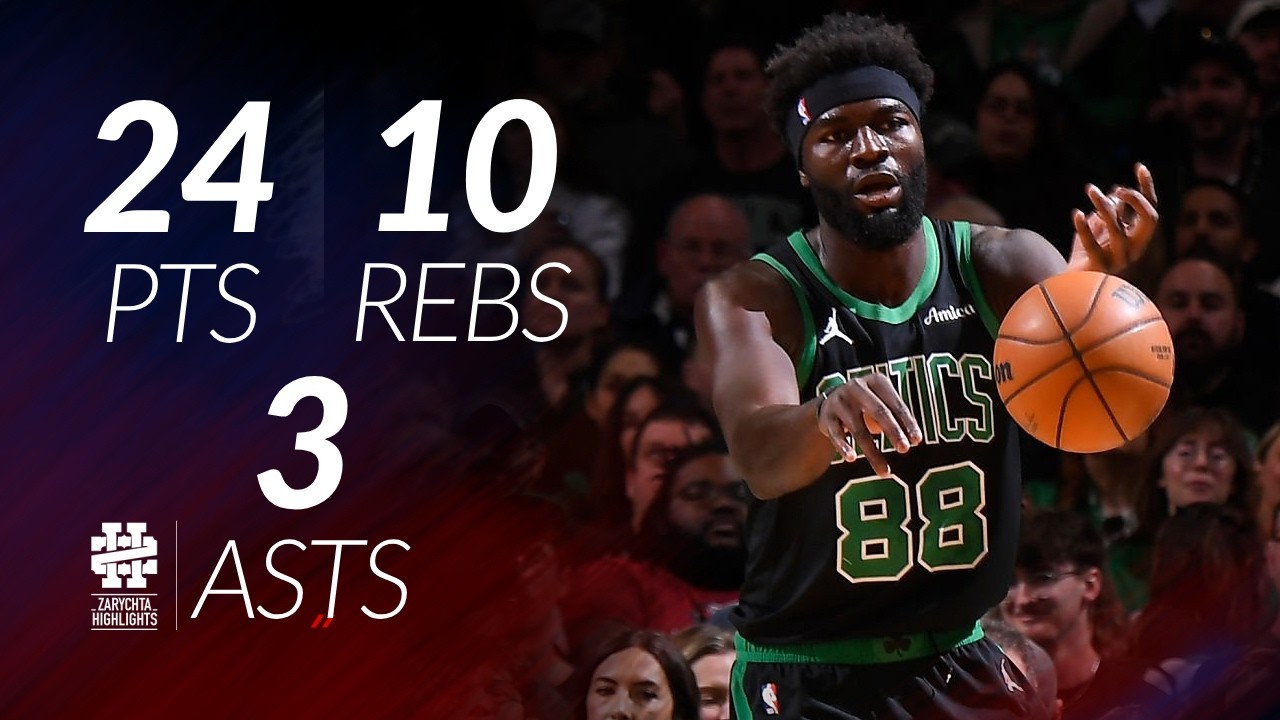 Neemias Queta 24 pts 10 rebs 3 asts vs Wizards 25/26 season