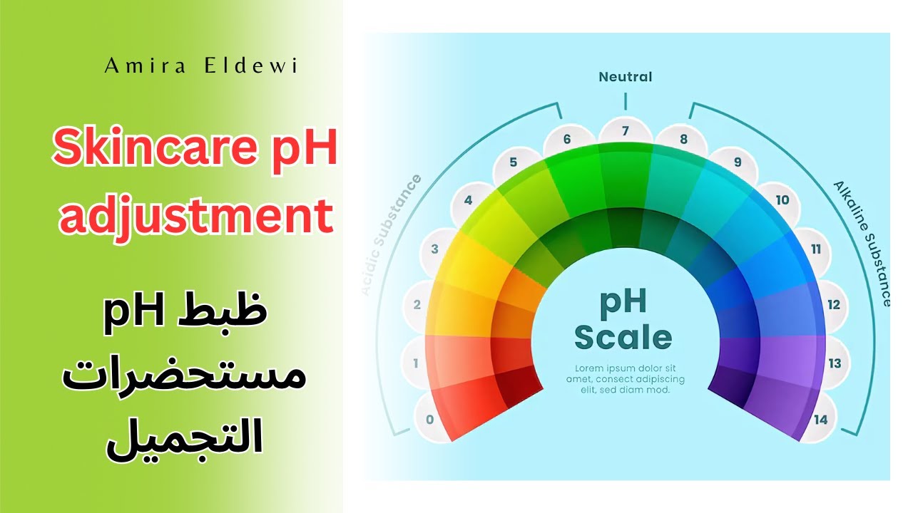 طريقة خفض و رفع ال PH لمستحضر تجميلي ( اساسيات تصنيع مستحضرات التجميل ) - PH