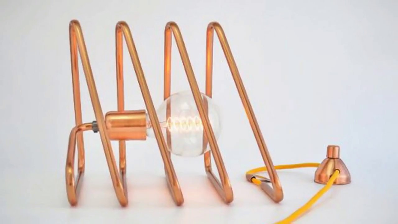 Cool !!! 36 Cool Copper Table Lamps To Warm Up Your Interior