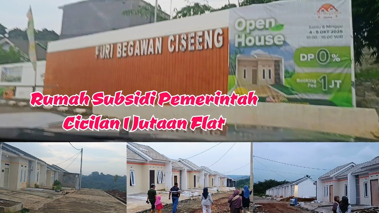 RUMAH SUBSIDI DI CISEENG BOGOR || PERUMAHAN PURI BEGAWAN CISEENG BOGOR