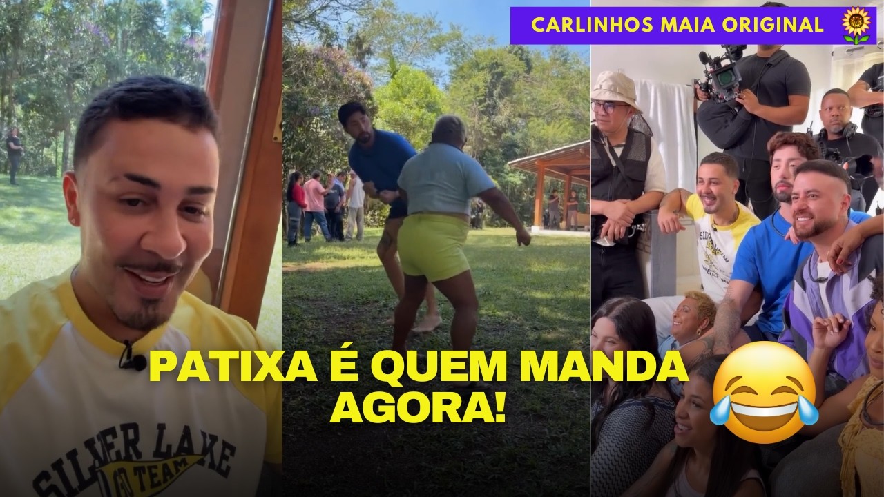 PATIXA DEU UMA VOADORA NELE 😂😂 | CARLINHOS MAIA 🌻