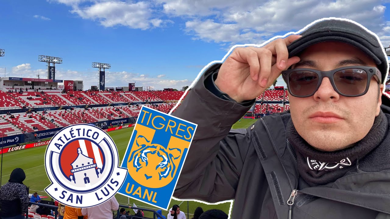 Vlog Atletico San Luis vs Tigres en calidad de visitante en un partido con lluvia y frio