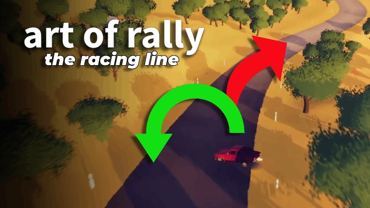FINDING THE RACING LINE in art of rally