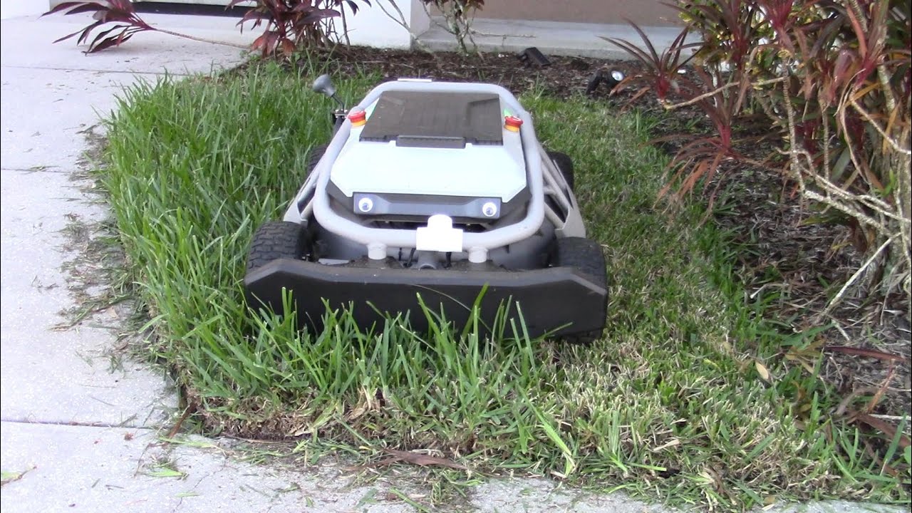 Mowrator RC Mulching Mowing Thick St Augustine Grass in Real Time
