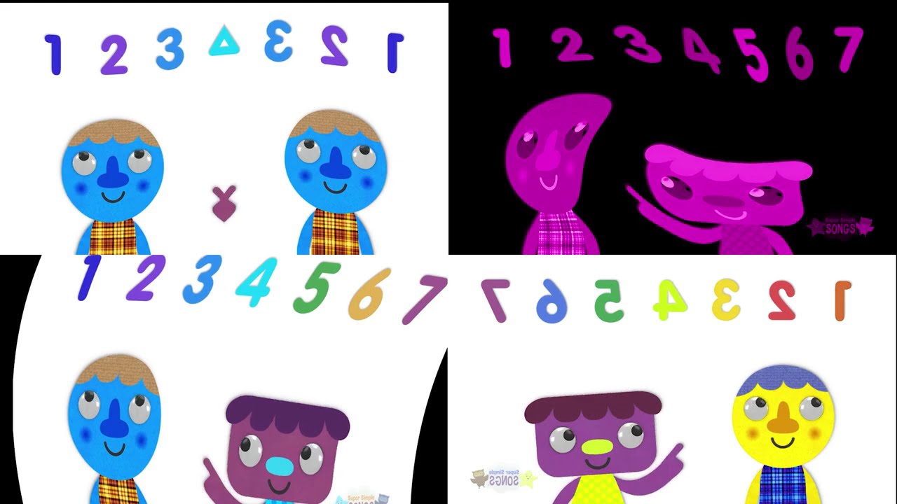 Learn Numbers WIth Noodles And Pals Backwards Sponsored By Klasky Csupo 2001 Effects | Combined