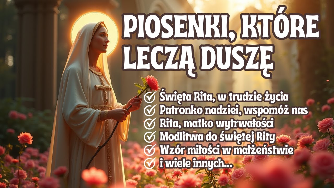 Ukojenie dla duszy – Modlitwa i pieśni do Świętej Rity, patronki spraw beznadziejnych