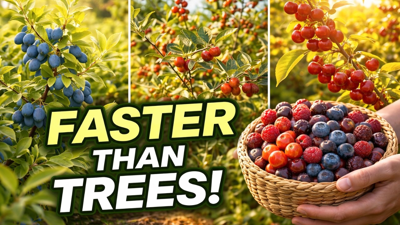 These 9 Tiny Bushes Produce MORE Food Than Fruit Trees