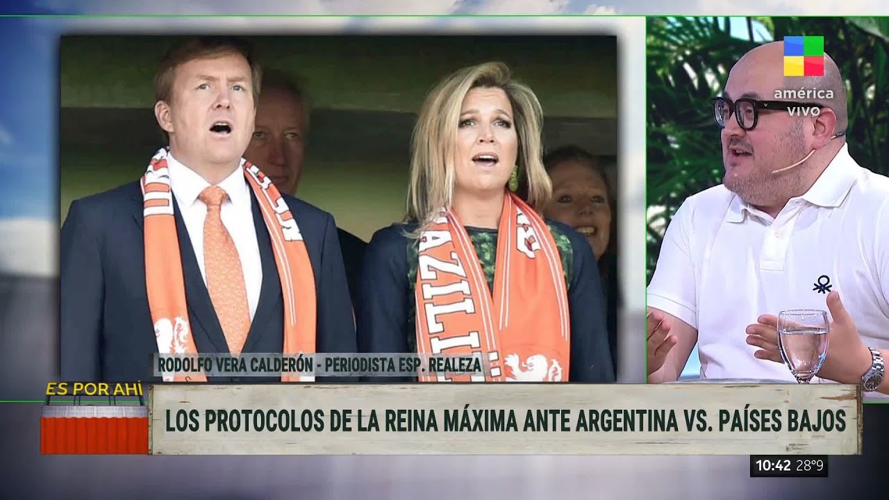 👑 Los protocolos de la reina Máxima en el partido de Argentina vs Países Bajos