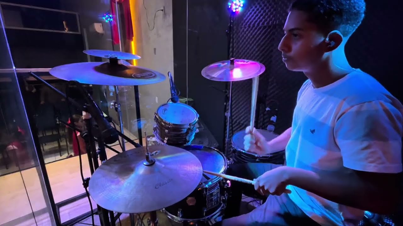 Meu respirar 🥁🔥| #drumcam #drumcover #drummer #drums 