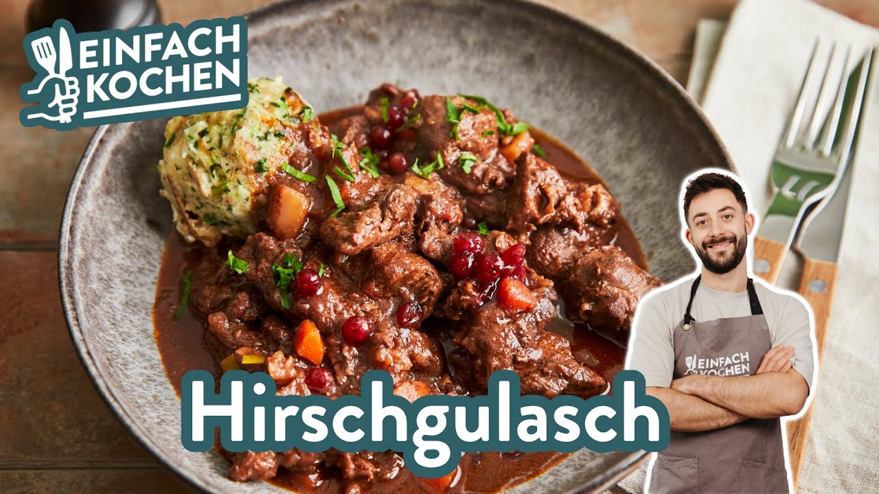 Hirschgulasch 🥘 😍 | Omas Geheimrezept ✨ | Einfach Kochen