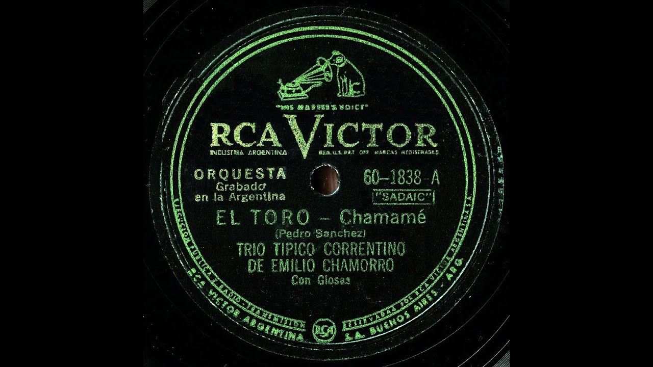 EMILIO CHAMORRO - EL TORO , chamam&eacute;  (1949)
