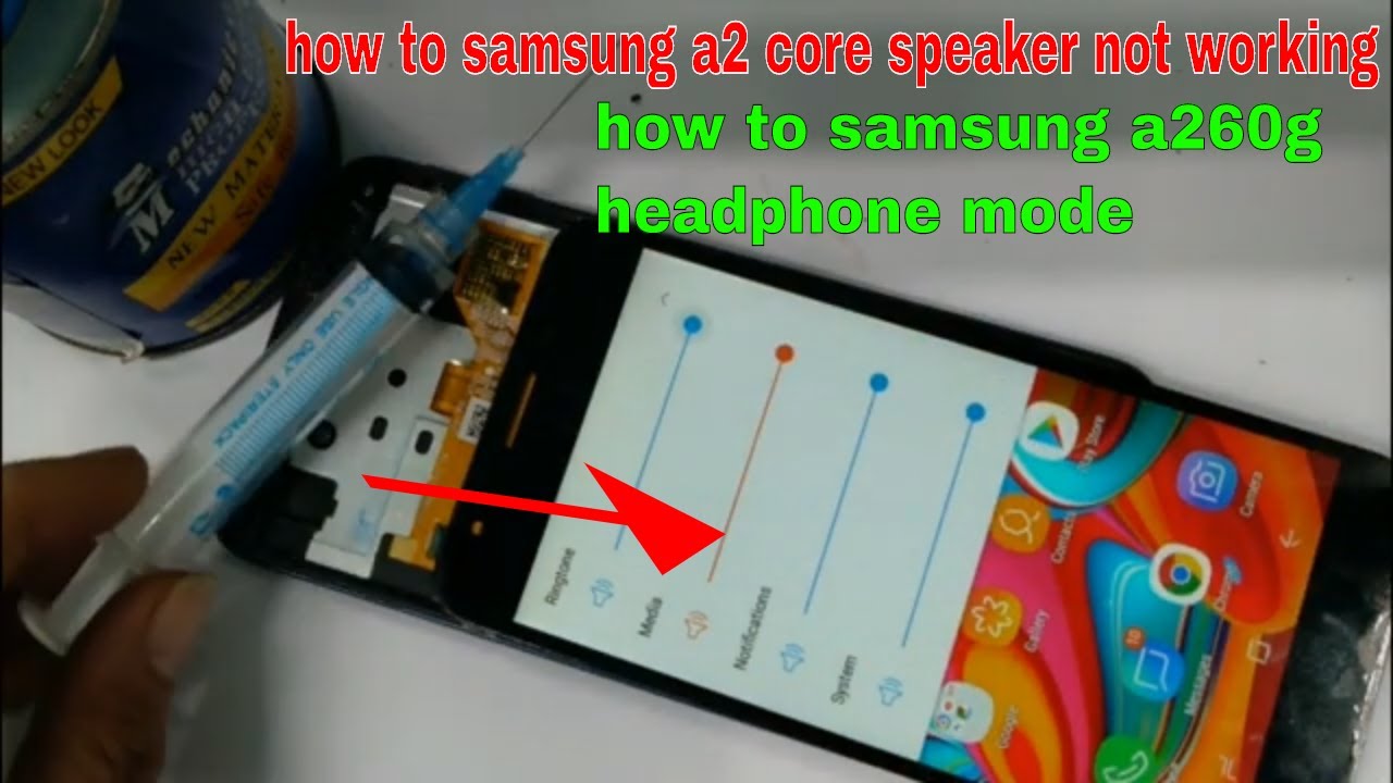 samsung a2 core speaker not working/samsung a260f disassembly/samsung a260g headphone mode
