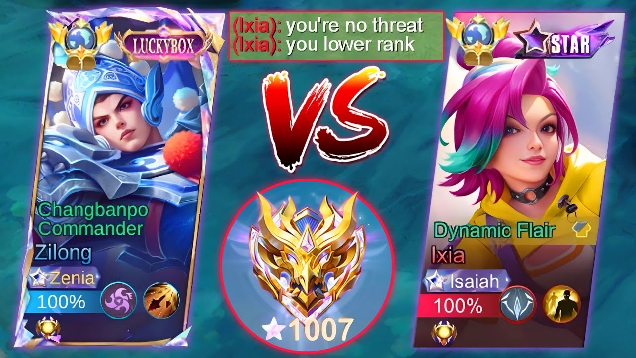 ZILONG VS 1K STARS MYTHICAL IMMORTAL RANK! | UNSTOPPABLE SOLO CARRY!