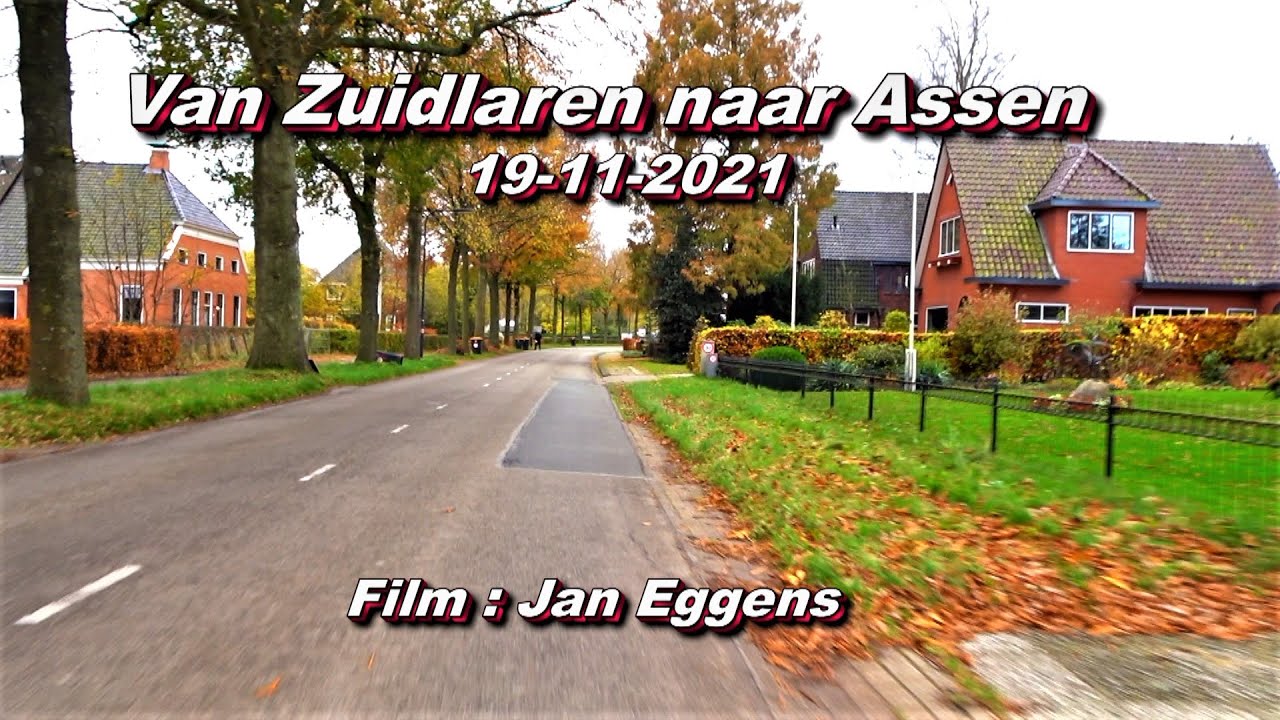 Van Zuidlaren naar Assen 19 11 2021
