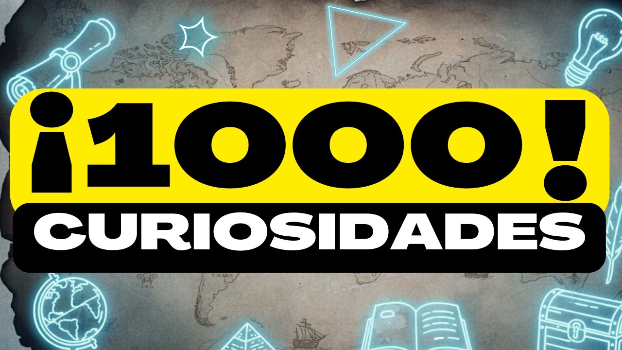 ¡1000 DATOS CURIOSOS INCREÍBLES y COSAS QUE NO SABÍAS! ⏰😲