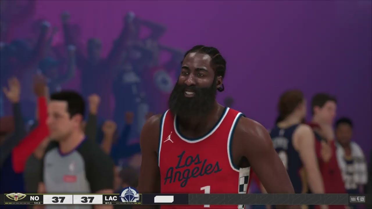 James Harden Buzzer Beater Sends Game OT