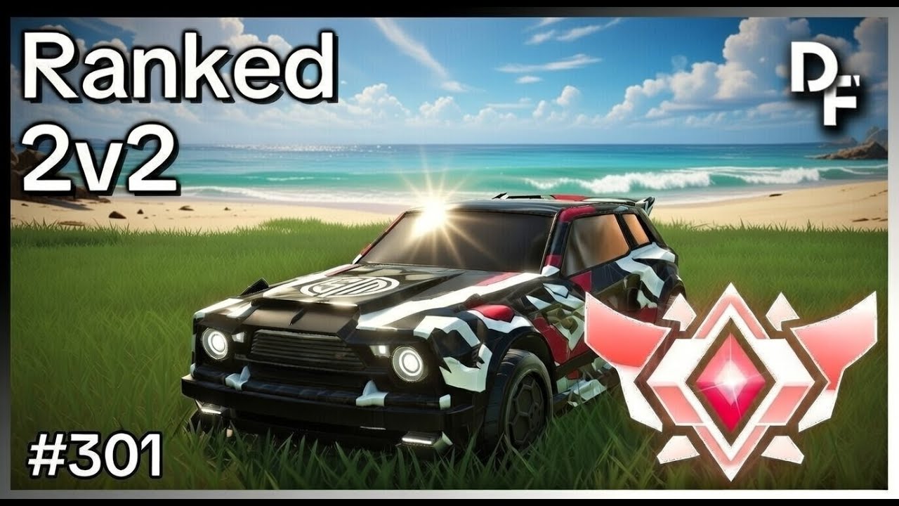 Игровой процесс Rocket League 2v2 GC2 (с комментариями)