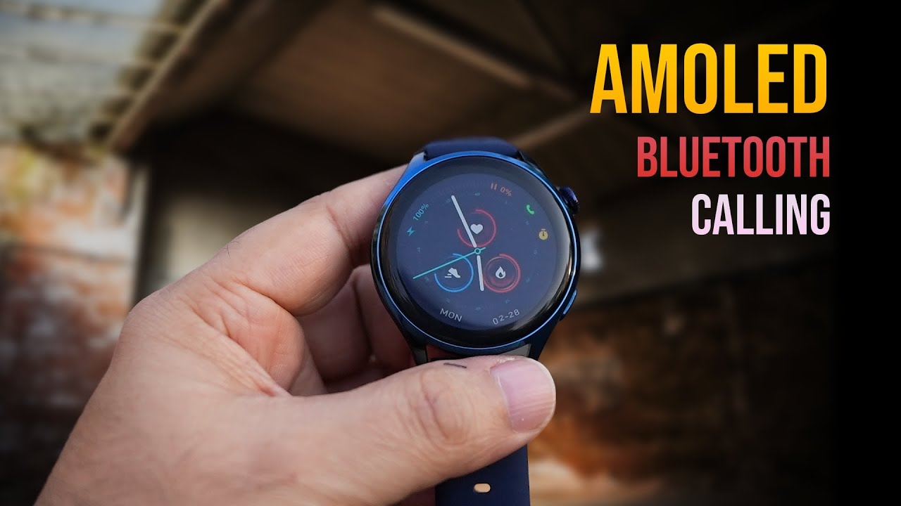 Crossbeats Orbit X Smartwatch AMOLED Display with Bluetooth Calling