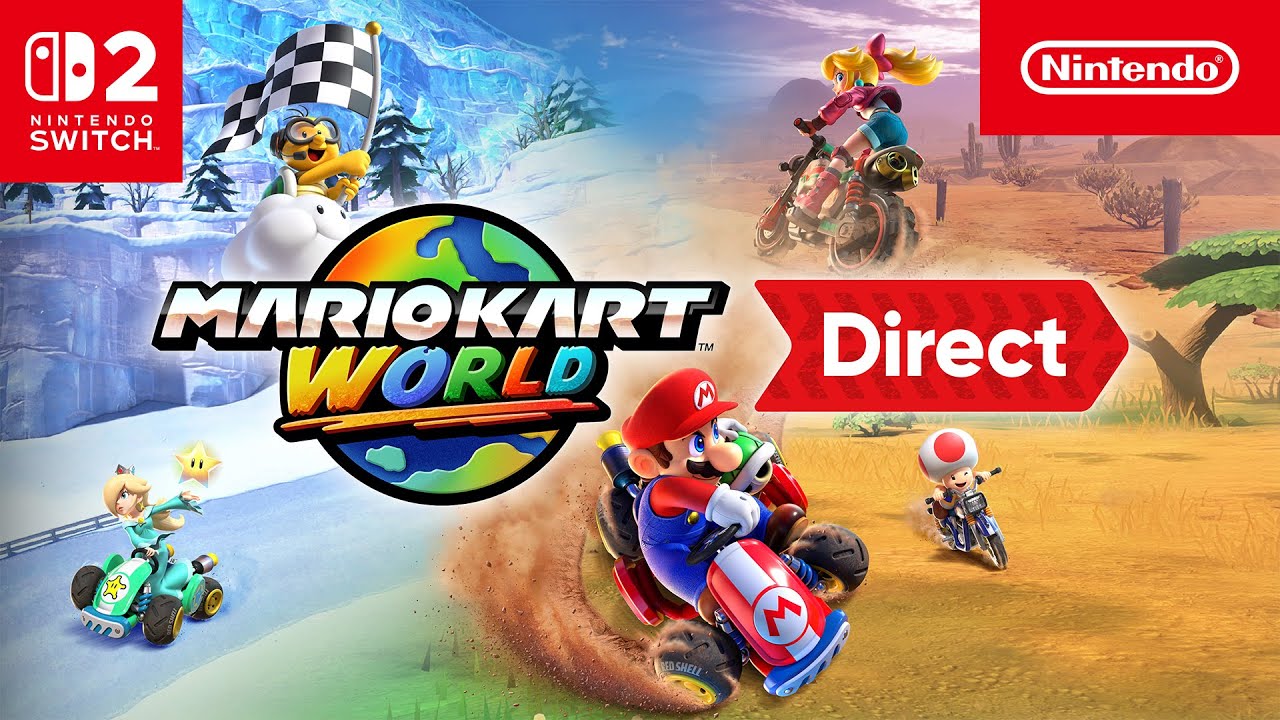 Mario Kart World Direct &ndash; 17/04/2025