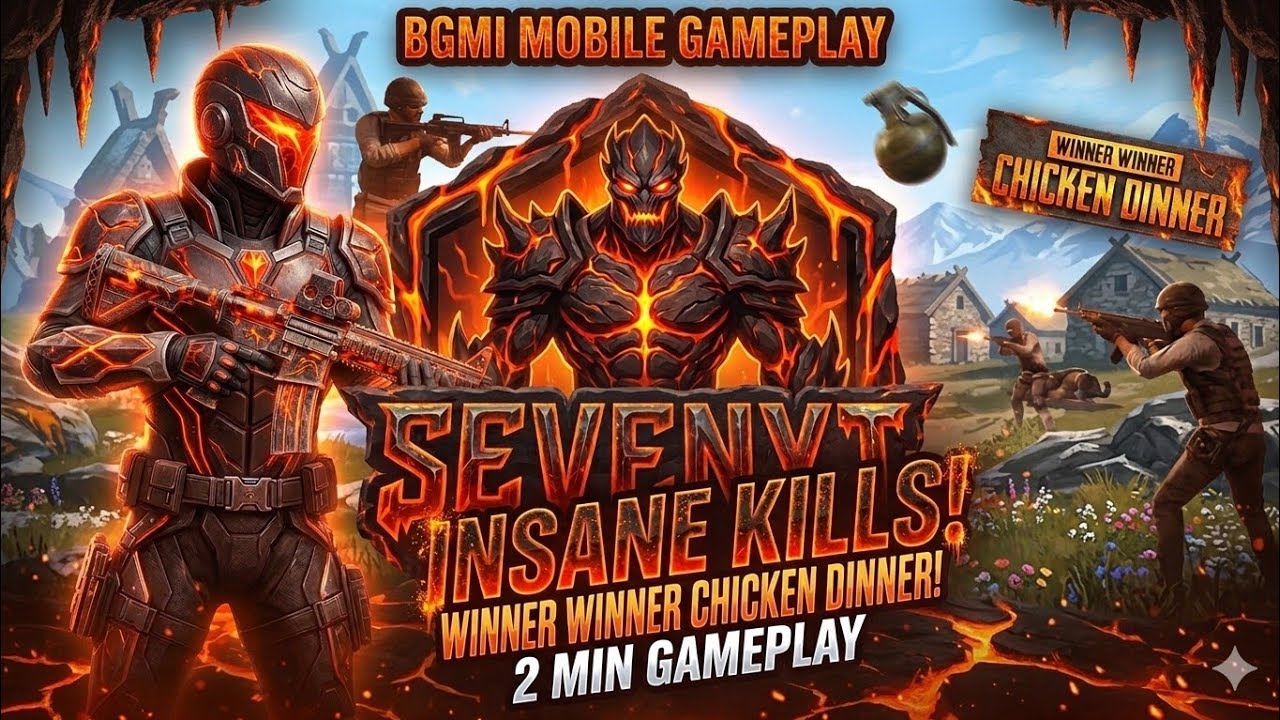 BGMI Livik Rush: INSANE KILLS + CHICKEN DINNER 🔥 | SevenYT Gameplay