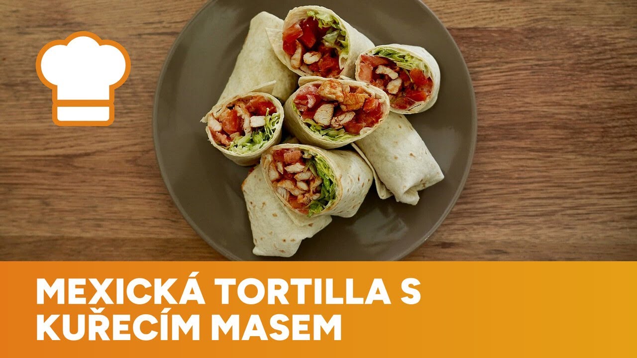 Mexická tortila s kuřecím masem