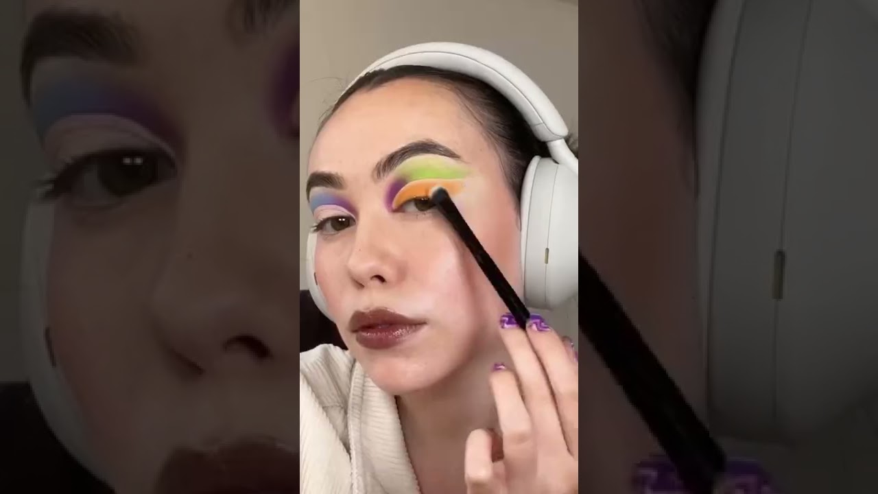 Animal Crossing Makeup Look | Stitches 🧡💜💙💚