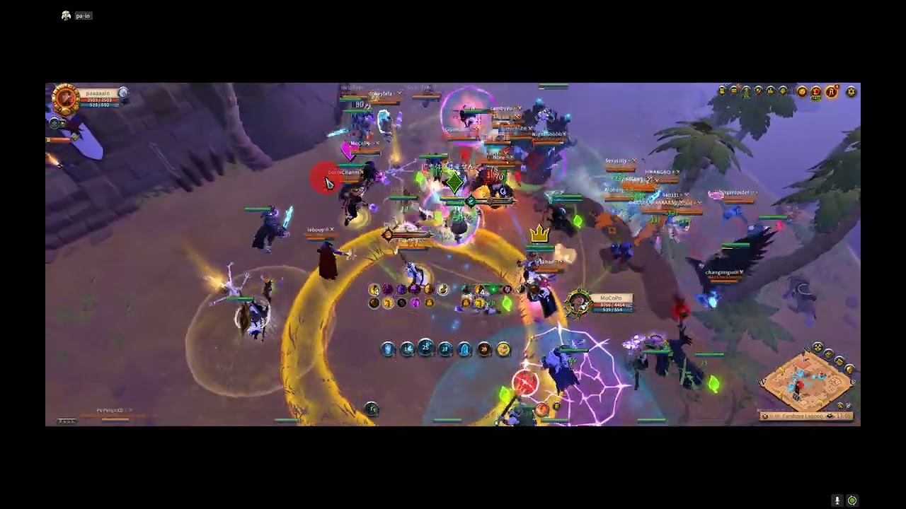 Albion Online ZvZ  I 8.2 GLACIAL BOMB  I Bandit vs Kor zombie