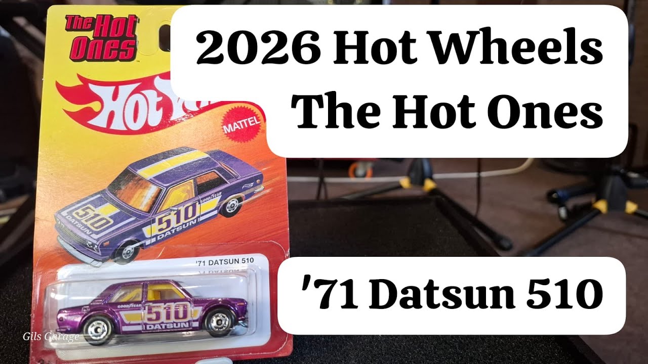 2026 Hot Wheels The Hot Ones  71 Datsun 510 | Datsun 510 The Hot Ones