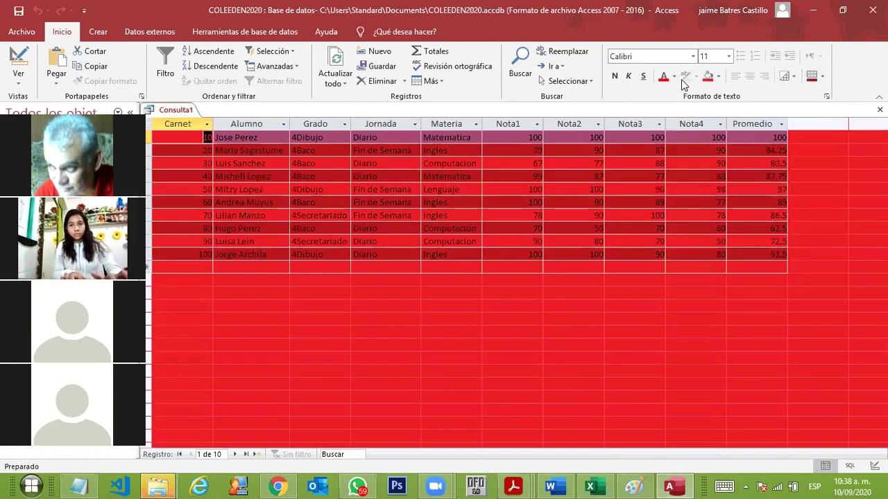 Consultas y Criterios de Busqueda en Access