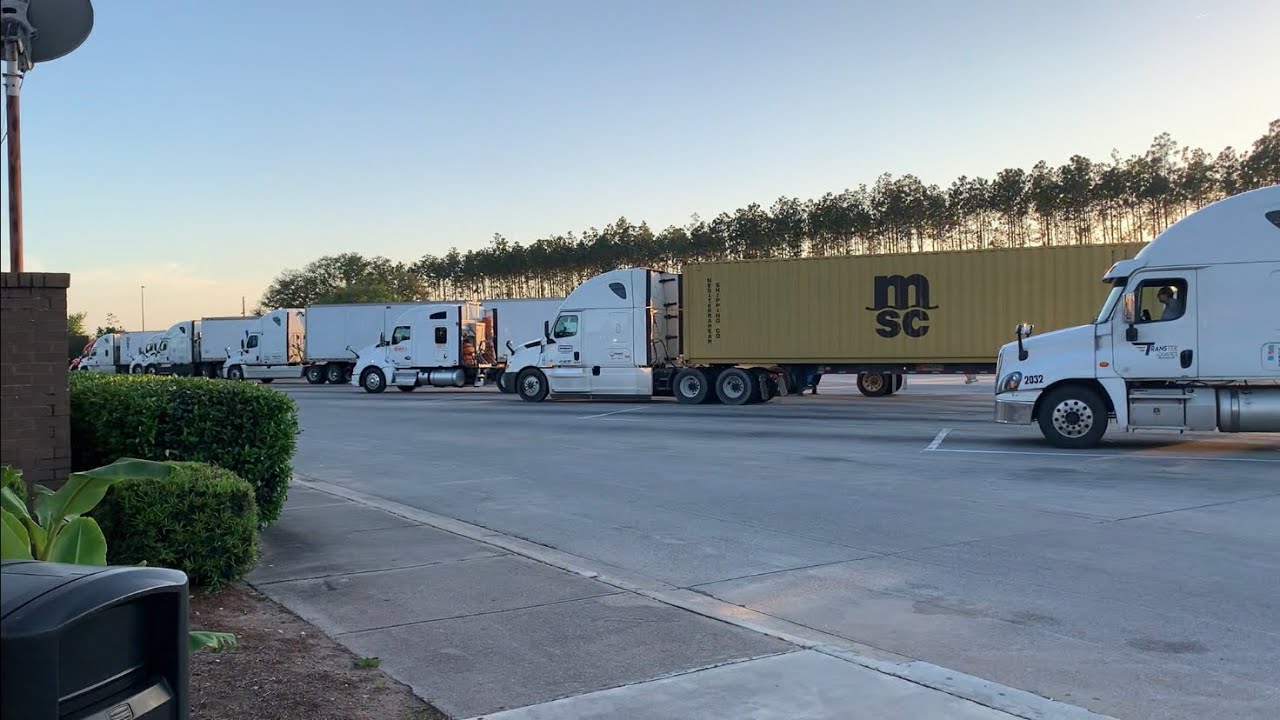 Truck Spotting At Loves Truck Stop And QT At i85 vol.3