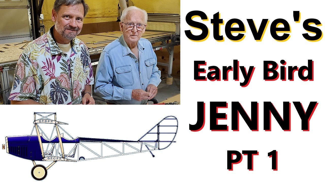 Steve's Early Bird Jenny Adventure Part 1:  Introduction and Vertical Stabilizers