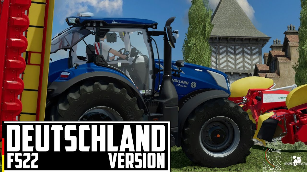 LS22 DEUTSCHLAND #02 : Erster Grünschnitt bei der Historischen Altstadt | FARMING SIMULATOR 22
