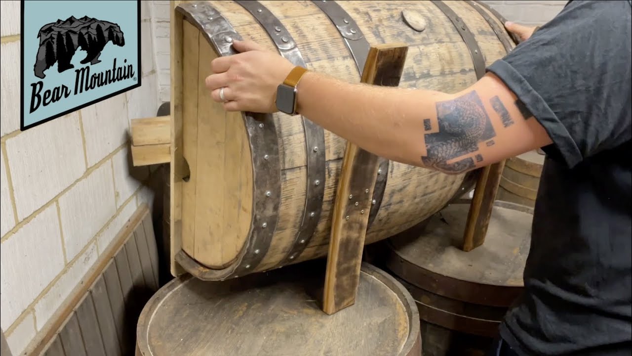 Whiskey Barrel Coffee Table - Part Six - The Legs