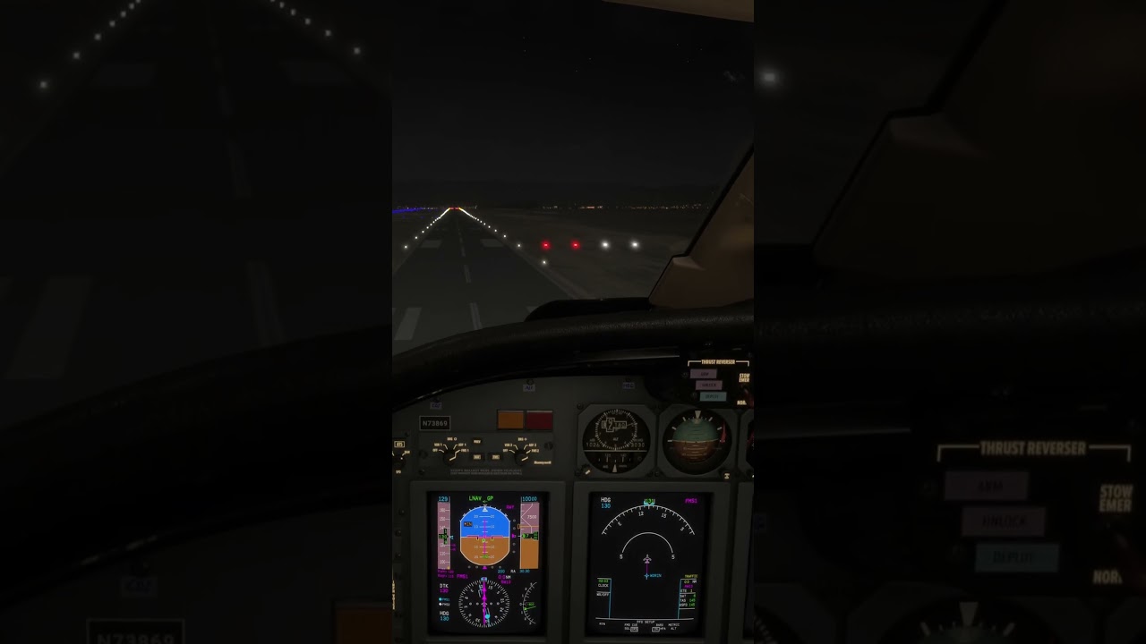Cessna Citation X Night Landing 🌙 | Taos Regional (KSKX) | MSFS 2024