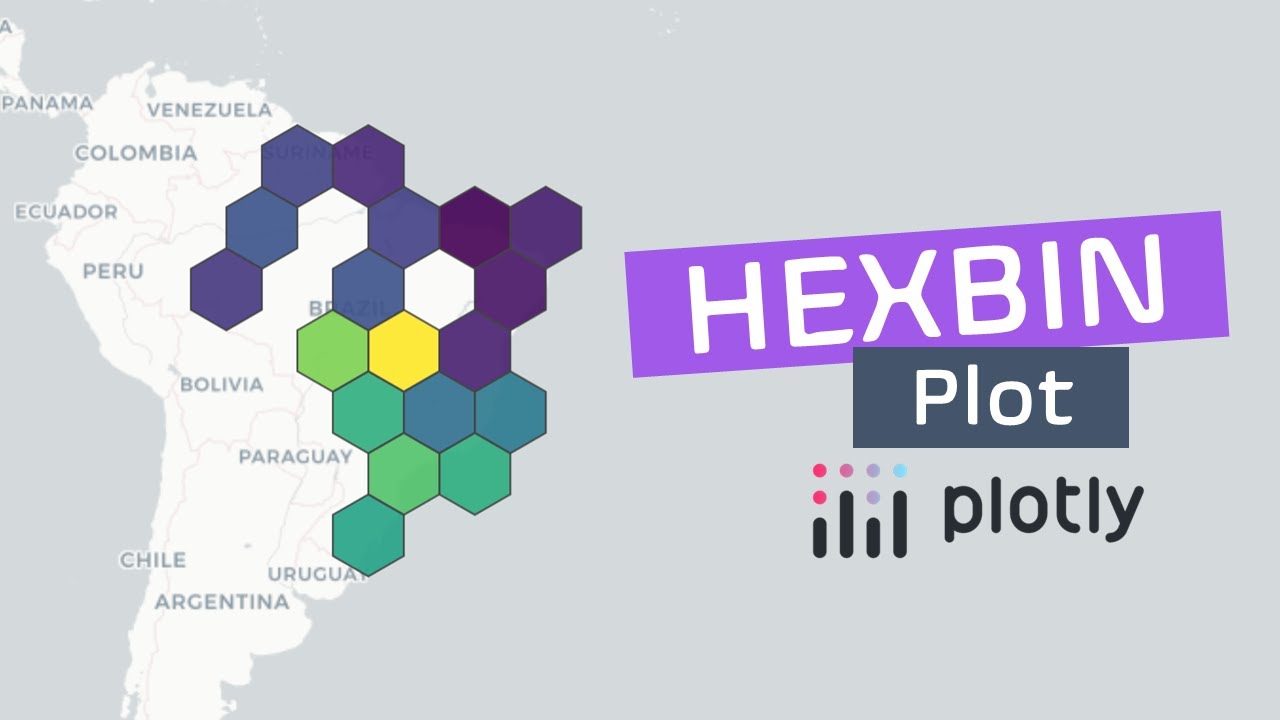 Como fazer um HEXBIN (ou Gráfico de COMPARTIMENTO HEXAGONAL) no PYTHON