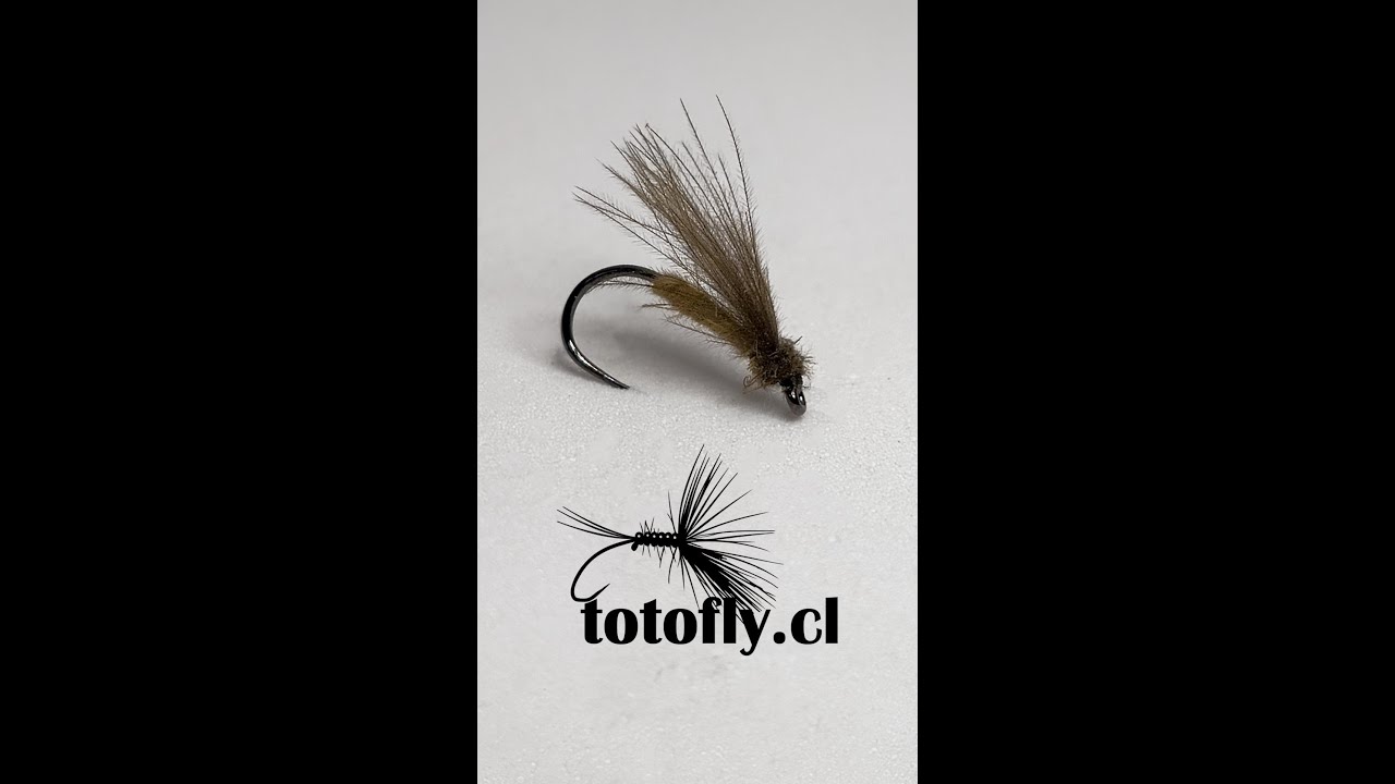 👉 La Mosca Seca de CDC: Atado Fácil y en 36 segundos 🎣🐟