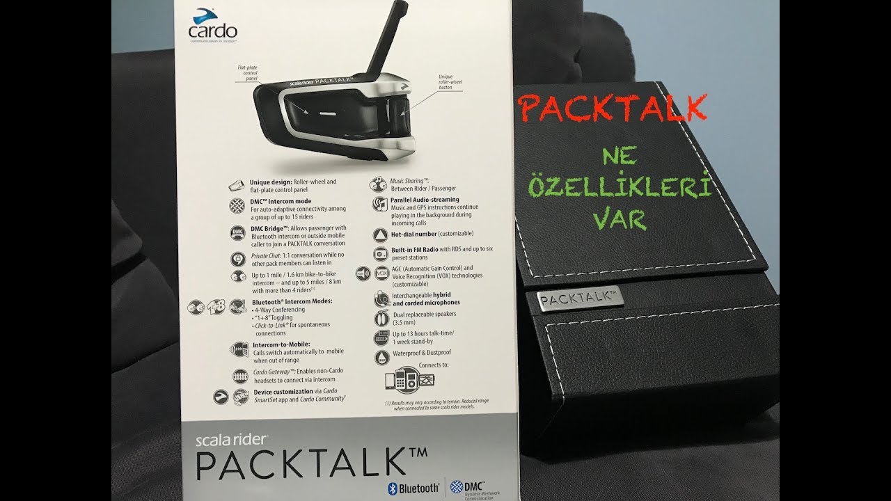 SCALA RIDER PACKTALK &Ouml;ZELLİKLERİ NELER.(T&Uuml;RK&Ccedil;E ANLATIM)