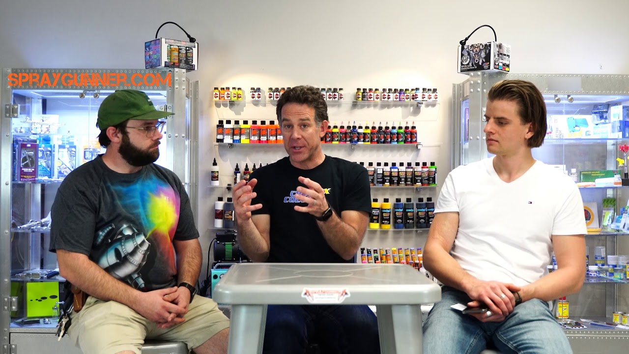 Q&A with Craig from Createx Colors. About Wicked Colors,  Scenix, Airbrush & Auto-Air paint