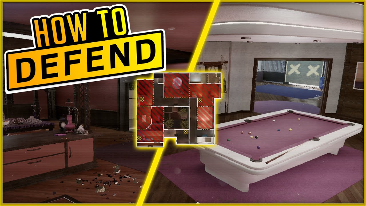 How to Defend Hookah/Billiards on Coastline - Rainbow Six Siege