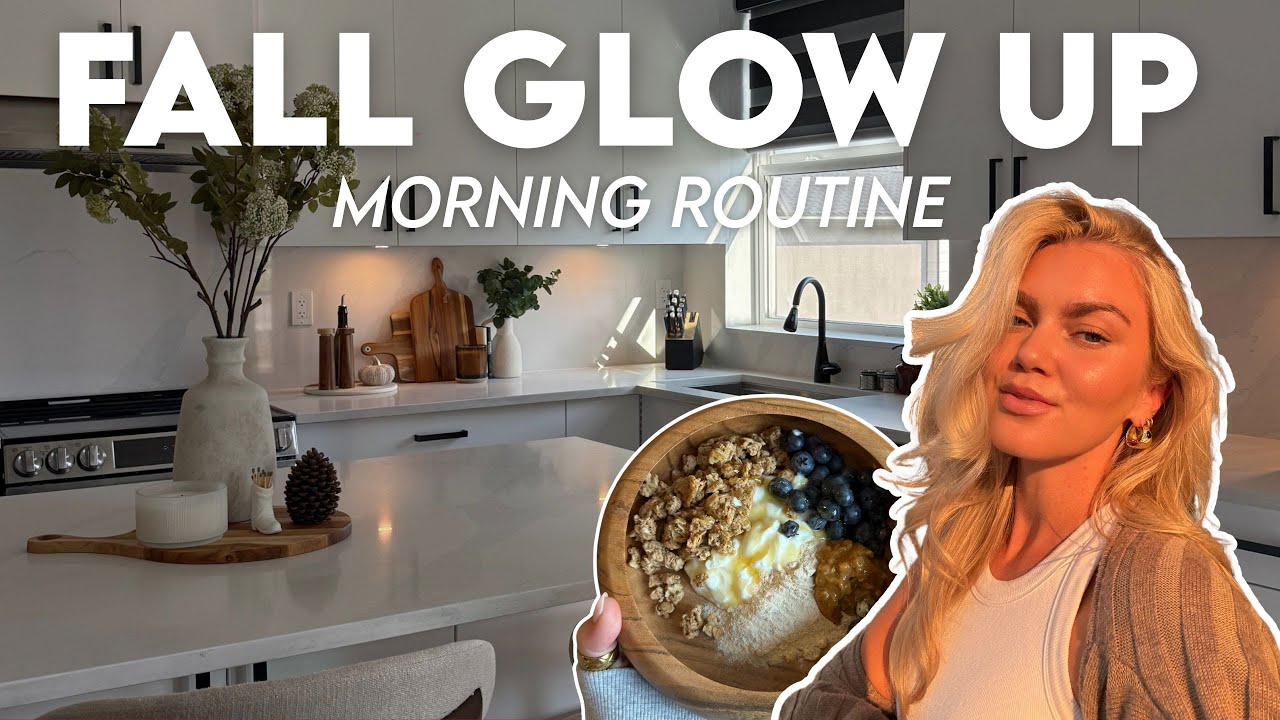 FALL MORNING ROUTINE 2025 | self care + glow up habits