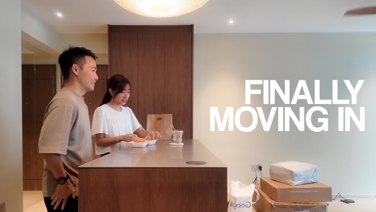 life in singapore | completing reno of our 1055sqft EC, settling defects & finally moving in...? 🏠📦
