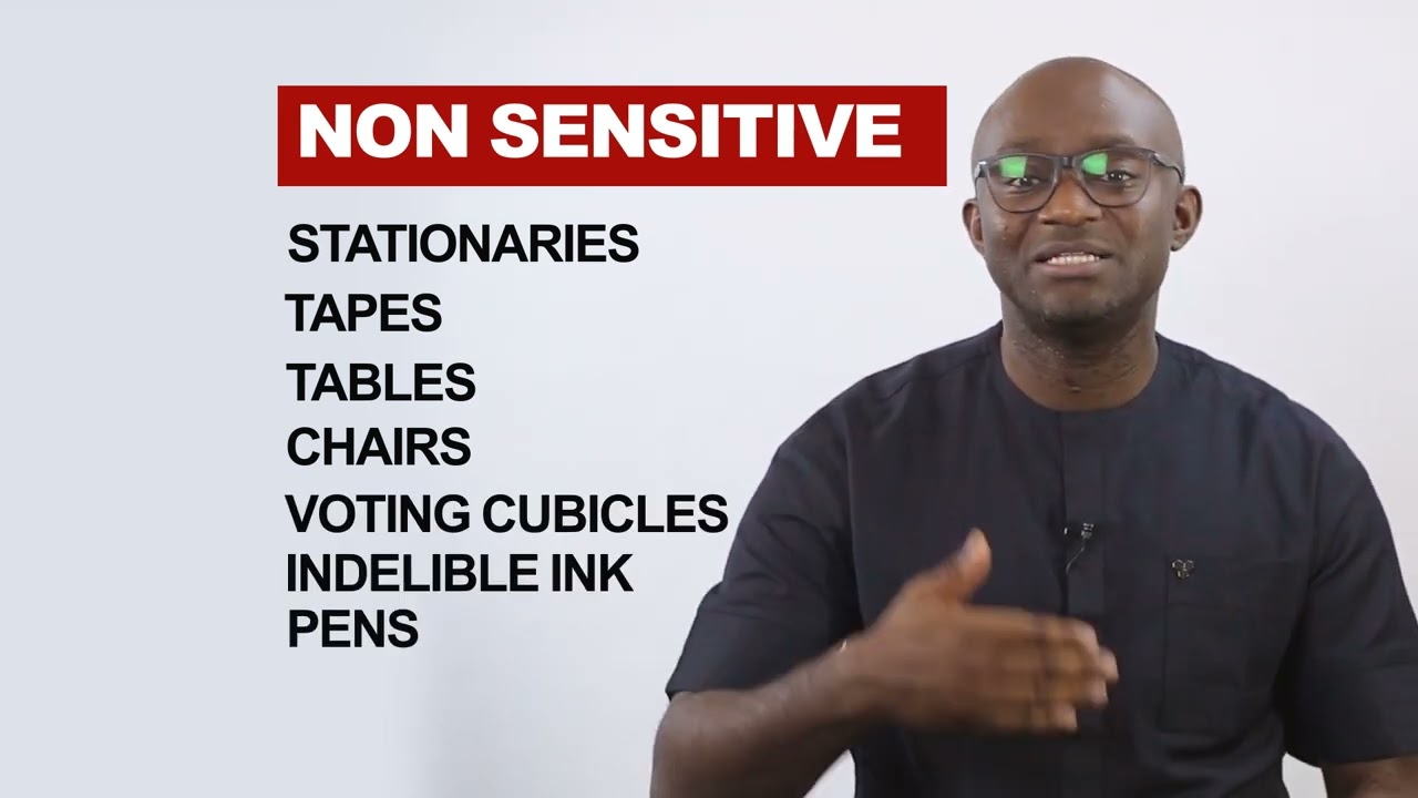 #Election101in5 EP 39 : Sensitive and non-sensitive materials to be used in the 2023 elections.