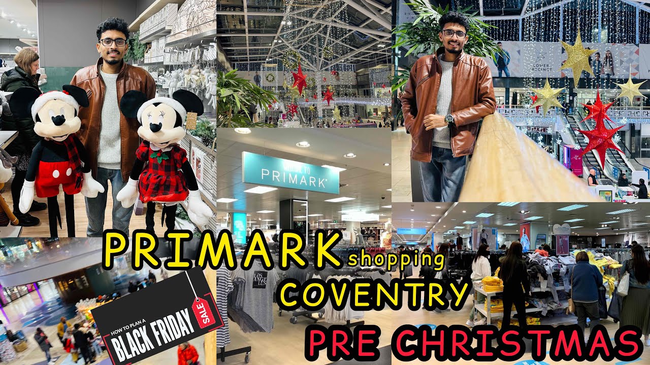 PRIMARK #shopping in coventry | Pre christmas #celebration #uk 🇬🇧 Night out | #tamil