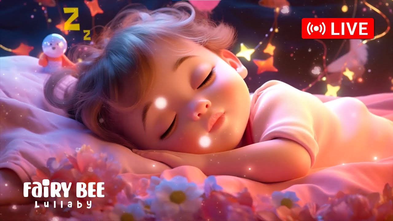 🔴 LIVE : Fall Asleep in 2 Minutes - Relaxing Lullabies for Babies to Go to Sleep - Bedtime Lullaby