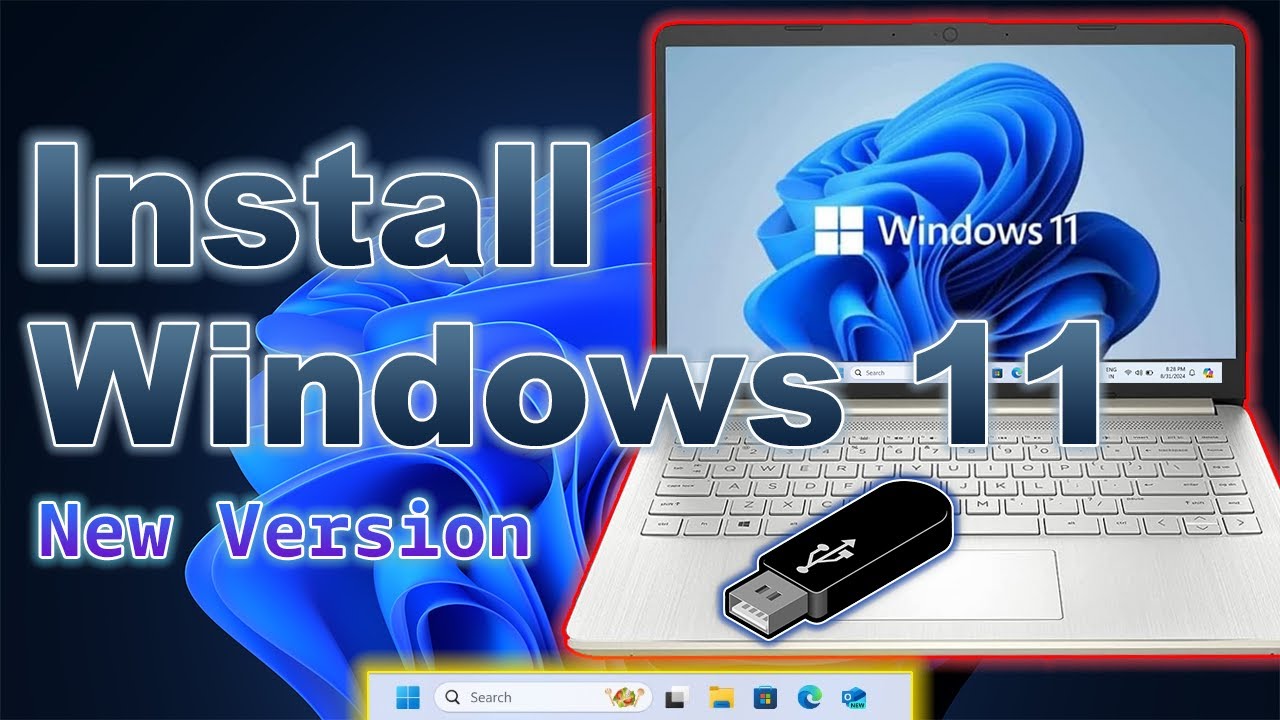Download ISO file, create bootable USB and Install Windows 11 New Version | 24H2