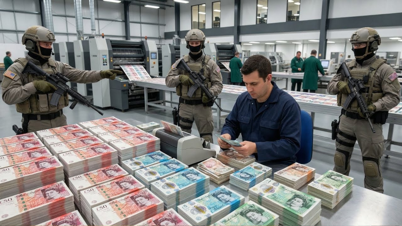 Inside the Pound Printing Factory: How Britain&rsquo;s Currency Is Manufactured (Full Process)